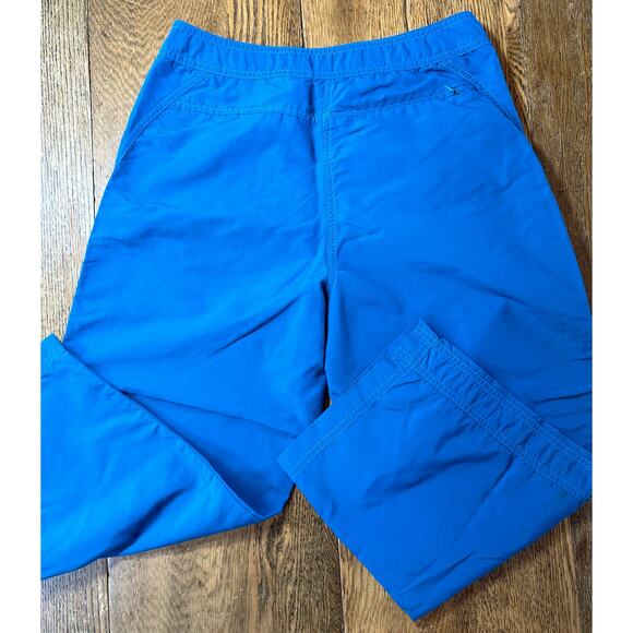 L.L.Bean Nylon Supplex Hiking Trail Capri Aqua Blue Sz 8 Outdoor Camping - Picture 3 of 6